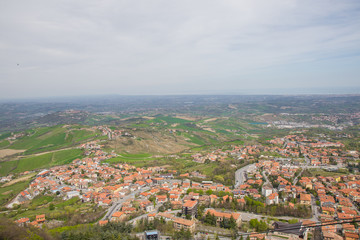 Fototapeta na wymiar Panorama.Republic of San Marino.