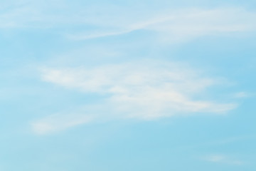 Air clouds in the blue sky.
