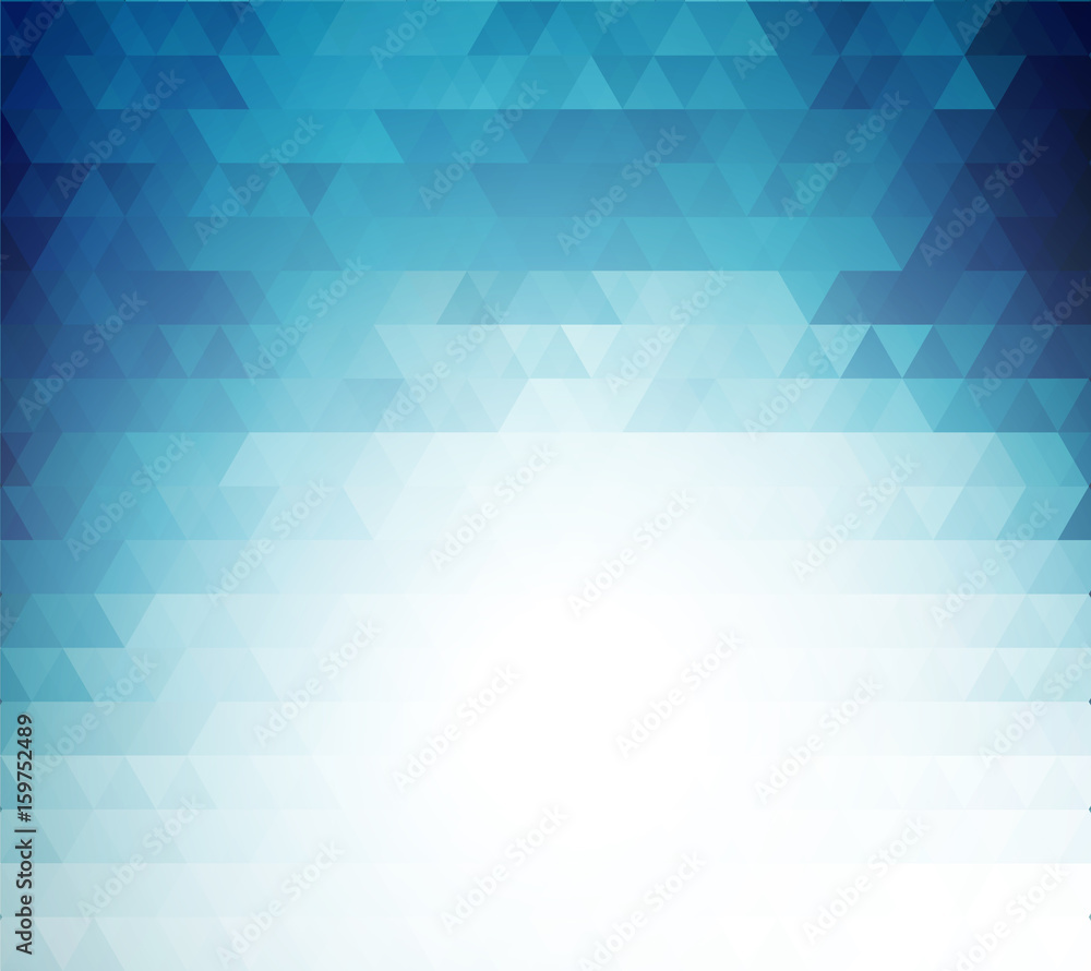 Poster Vector color abstract geometric banner with triangle.