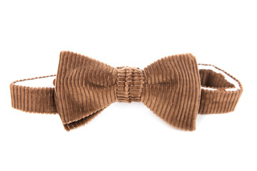 handmade bow tie isolated on white background