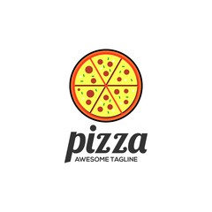 pizza icon vector logo element