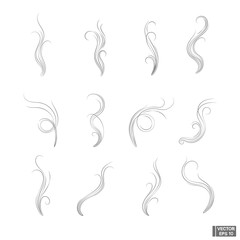 Smoke drawn lines set