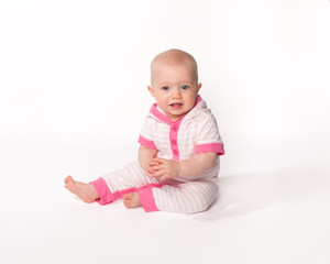 Fototapeta premium girl in pink