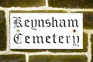 Keynsham Cemetery Gothic Plaque A