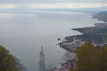Lake Geneva. Montreux, Switzerland