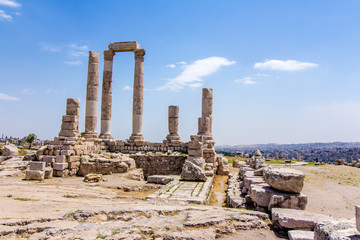 The Temple of Hercules in Amman, Jordan