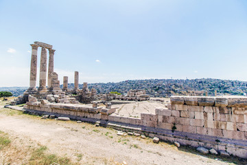 Fototapeta premium The Temple of Hercules in Amman, Jordan