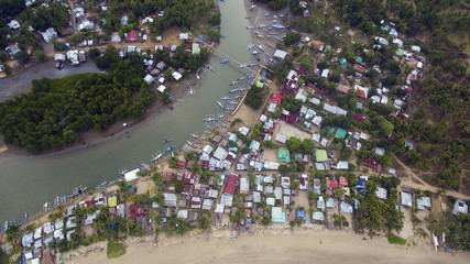 Obraz premium Photos landscape of the Philippine Islands aerial view 