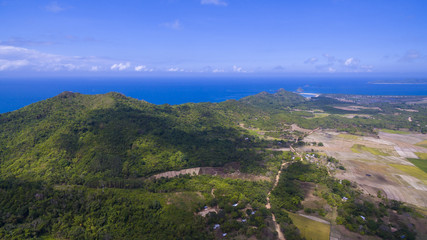 Obraz premium Photos landscape of the Philippine Islands aerial view 