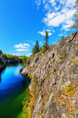 Marble quarry in Ruskeala Park