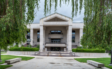 The Nevada Supreme Court building in Carson City