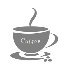  Coffee Cup icon, logo design flat 
