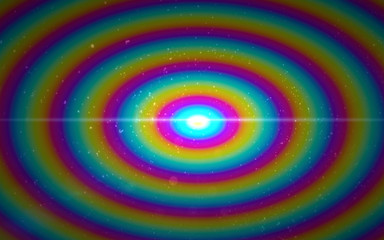 Lighting Abstract  with digital lens flare.Spectum flare lighting with black background