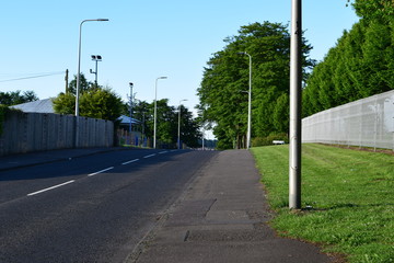 Street in the sun