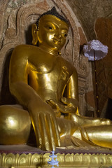 Buddha figure, Sulamani Temple, Bagan, Myanmar