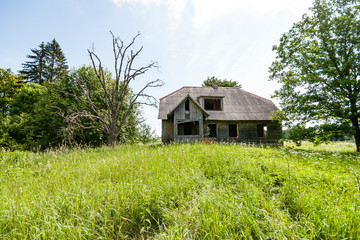 abandoned building ruins