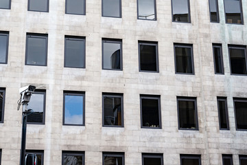 architectural street details in riga, latvia