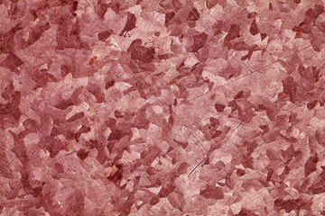 Obraz premium Red color scratched metal plate surface.