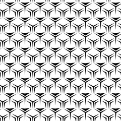 Memphis style hand drawn textured seamless pattern