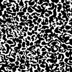 Memphis style hand drawn textured seamless pattern