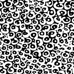 Seamless textile doodle pattern grunge texture