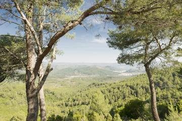 Through the desert of the palms in castellon, spain