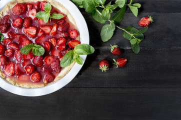 American strawberry pie