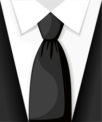 Vector Ties and Bow Ties Flat design style vector illustration