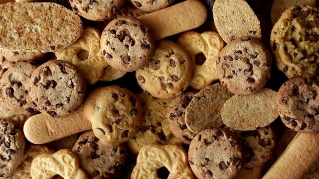 rotating cookies top view