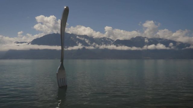 The Fork, Vevey, Geneva lake, timelapse