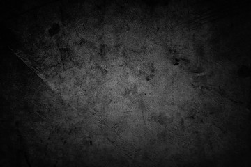 Obraz premium Black dark grunge concrete texture wall background