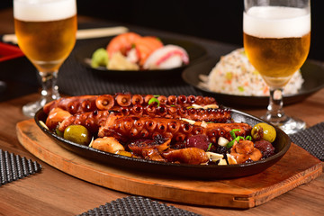 Grilled octopus