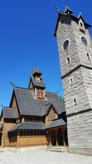 Fototapeta na wymiar Church Wang Karpacz Poland Europe