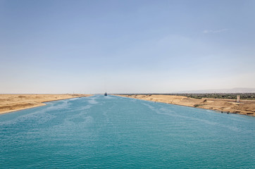 Fototapeta na wymiar Suez canal