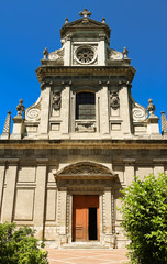 Fototapeta premium Saint Vincent church lies in the center of Blois, France.
