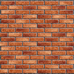 Realistic brick wall