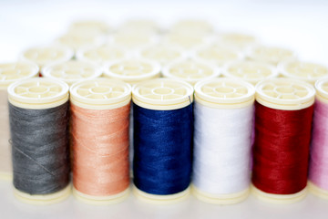threads  on white background