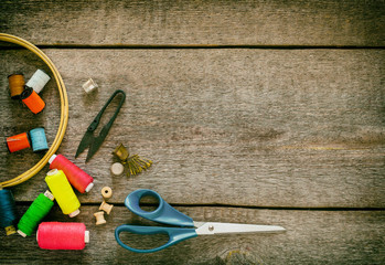 Sewing equipment, tools