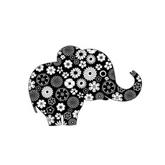 Ornate elephant design