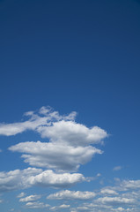 Naklejka na ściany i meble 背景素材　青空と雲