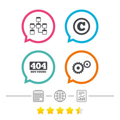 Website database icon. Copyrights and repair.