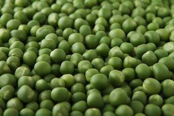 Heap of raw peas