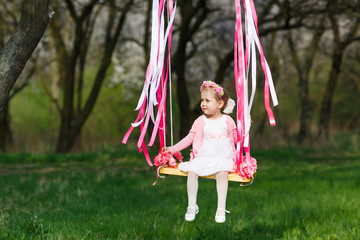 little girl on the swing, little girl at park, cute little girl, little girl.