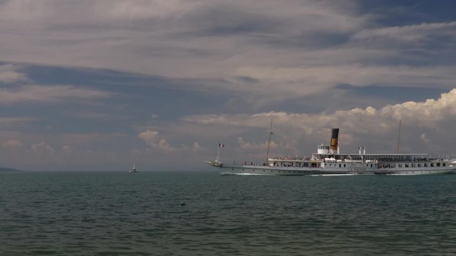 Steamboat on the Geneva lake