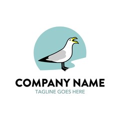 Naklejka premium Seagul Logo