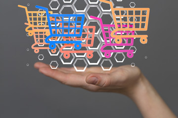 shopping,3d,cart