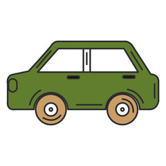 car sedan isolated icon vector illustration design