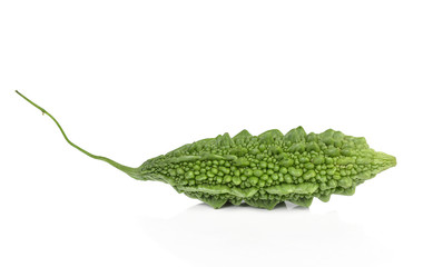 Bitter melon isolated on white background