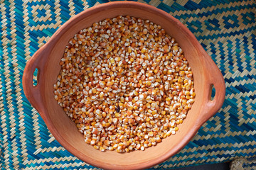 Dry yellow corn