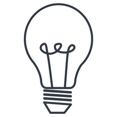bulb light isolated icon vector illustration design